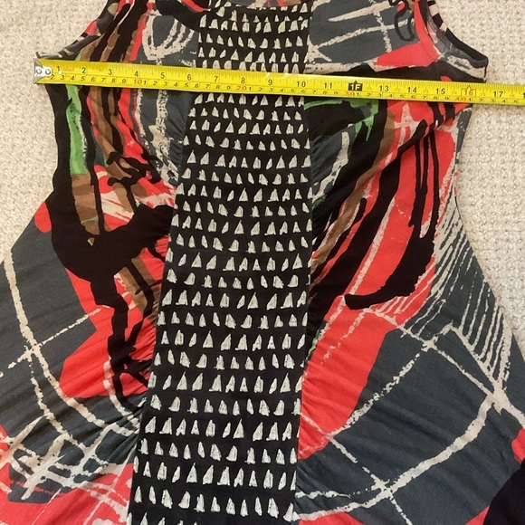 Paul Smith Abstract Mixed Print Sleeveless Mini Dress Size Medium Multi Color - Picture 7 of 10